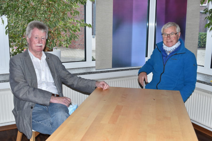 Fokko Saathoff und Heinz Buss, Kommissarische Spitze des SPD-Kreisverbandes Wittmund.